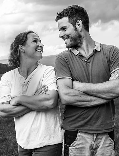 Portrait de Marina Studer et Peter Hager, producteurs de lait